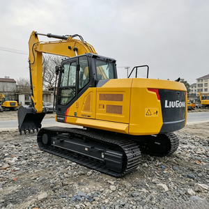 รถขุดตีนตะขาบ Liugong 915F สีเหลือง เครื่องขุดขนาดกลางสำหรับใช้งานในสถานที่ก่อสร้าง - Product Image 3