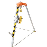 Trépied télescopique d'urgence pour la lutte contre l'incendie Trépied de sauvetage en aluminium Trépied réglable multifonctionnel avec treuil