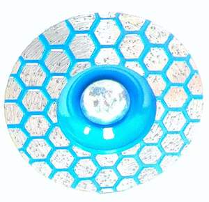 Disque de meulage multifonctionnel à design hexagonal de 45mm pour la porcelaine, le grès et la céramique. - Product Image 2
