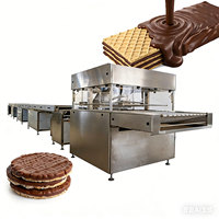 Nouvelle machine à enrober au chocolat électrique avec tunnel de refroidissement pour glace, biscuits, gâteaux
