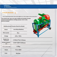 Machine à décortiquer le maïs multifonctionnelle pour blé, sorgho et colza, pour usage agricole