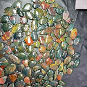 Cabochon de pierres précieuses en vrac de pierre de sang naturelle de qualité supérieure pour la fabrication de bijoux à partir de l'Inde - Product Image 2