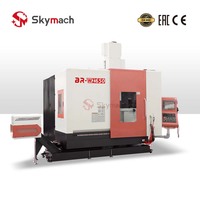 Centre d'usinage vertical CNC haute vitesse 5 axes BR-WZ650 avec moteur à couple à entraînement direct pour pièces médicales et optiques