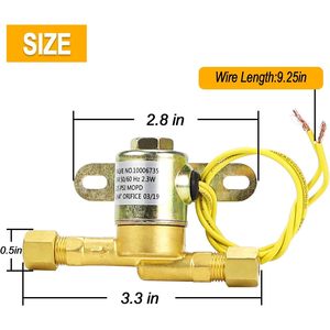 Vanne solénoïde TOMOON 10006735 en laiton 125 Psi pour humidificateur Aprilaire série 400 500 600 - Product Image 4