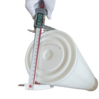 Cartouche filtrante plissée en acier inoxydable JUNLV pour usage domestique, 60 pouces, 4,5 microns, grand débit, dimensions personnalisées