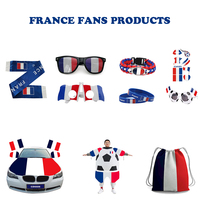Für Souvenir-Fußballfan-Zubehör Frankreich Fußballtrikot Flagge Polyester Wasserdicht
