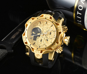 Reloj INVI para Hombre, Estilo Europeo, Americano y Africano, de Cuarzo Ecológico con Correa de Goma Grande, Modelo Venom, Éxito de Ventas Transfronterizo - Product Image 3