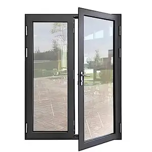 Guangzhou manufacturer aluminium doors glass french door