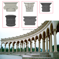 Diseño personalizado columna romana Capital EPS columna decorativa moderna EPS espuma cemento ventana Marco moldeado exterior línea decorativa
