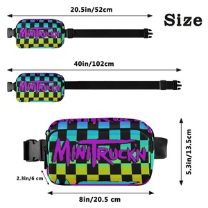 Wholesale Custom Logo Simple Lightweight Waterproof Fitness Fanny Pack <b>Elastic</b> Running <b>Belt</b> Sports Waist Bag - Product Image 2