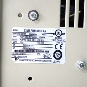 Variador de Frecuencia Industrial Original CIMR AU4A0103FAA Serie A1000 - Product Image 2