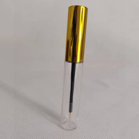 Contenants cylindriques vides en plastique pour mascara et eye-liner avec bouchon à vis, couleur personnalisée, marquage à chaud, sérigraphie, faux cils