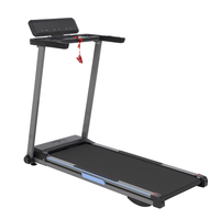 Tapis de course électrique portable pliable à LED, personnalisé OEM&ODM, 2026, sans assemblage, prix réduit, vitesse 1-10 km/h, garantie 1 an