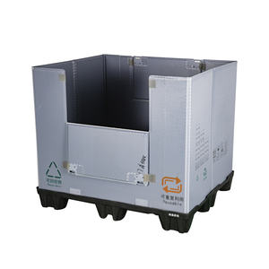 Fabrication de boîtes de palettes en plastique pliables à usage intensif Boîte d'expédition de conteneurs de palettes pliables - Product Image 5