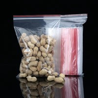 Sacs en plastique transparents refermables à fermeture éclair avec joint de sécurité pour l'emballage de vêtements – Offre Spéciale