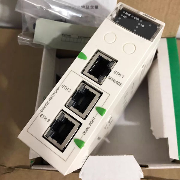New Original Plc Module Bmenos0300 Network Switch Bmenoc0301 Ethernet Communication in Stock