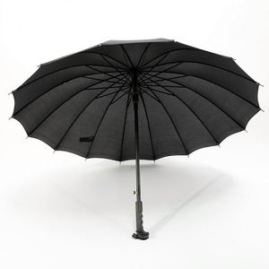 Customizable Advertising Logo 16-Rib Extra Thick and <b>Large</b> Windproof Golf <b>Umbrella</b> With Straight Long Handle - Product Image 4