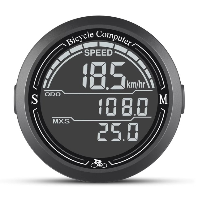 Road bicycle computer luminous waterproof high-precision cycling equipment long endurance mountain bike speed odometer