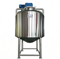 Cuve de mélange à double enveloppe de 3000 L avec marquage ASME-U et registre CRN