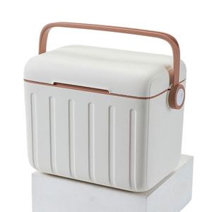 PoeticExist Mini Ice Cooler <b>Box</b> 6L with Insulation Stylish Ice <b>Box</b> Cooler with <b>Storage</b> SolutionsPortable for Outdoor Activities - Product Image 1