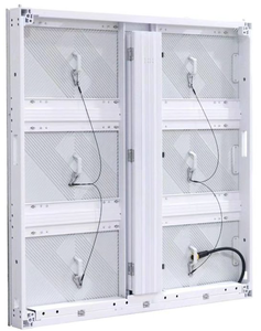 מסך תצוגת לד חיצוני עמיד למים IP65 בהירות גבוהה P6.67 קתודה משותפת 960*960 מ\\\"מ ארון פרופיל אלומיניום רזולוציית 4K - Product Image 2