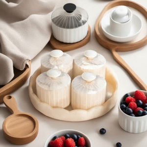 Juego de 4 tarros de fruta seca de resina de diseño hecho a mano de primera calidad a un precio muy asequible - Product Image 1