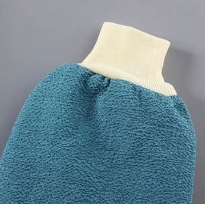 Wholesale Eco-Friendly Viscose Simple Shower Exfoliating Gloves <b>Body</b> <b>Scrub</b> Mitt Sponge-Hammam Cleaning Towel Electricity-Free - Product Image 4