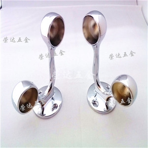 Porte-serviettes double rond Suzhou Science Popularization en acier inoxydable, design moderne et simple, pour salle de bain - Product Image 1
