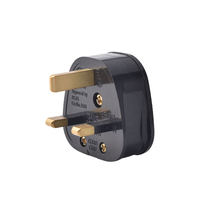 Adaptateur de prise électrique 3 broches BS1363, prise standard britannique 13A 250V avec certification ASTA, cordon modèle d'exportation très vendu au Royaume-Uni