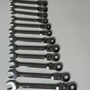 Clé à cliquet réglable à 72 dents, chromée polie, 21 mm, outils de réparation automobile économiseurs de main-d'œuvre, avec boîte de qualité bricolage - Product Image 1