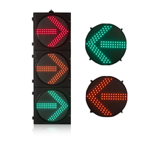 Feux de signalisation LED sans cadre de haute qualité, 300 mm (12 pouces), en matériau PC, alimentés par le réseau électrique, pour le contrôle des intersections