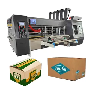 Full automatic corrugated carton making machine carton cutting machine die cutting machine automatic for box carton