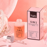 Sérum Collagène TWG RTS 30ml 5 en 1 pour le Visage, Hydratant Peau Nourrissant Éclaircissant à la Nicotinamide, Anti-Taches