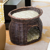Maison pour chat en plastique à deux niveaux, lit pour animaux de compagnie, maison pour chien, universelle quatre saisons, amovible et lavable, cadeau de Noël