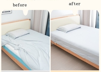 4 pinces de maintien pour draps de lit, sangles de fixation robustes, pinces de maintien pour draps, maintien ferme pour tous les formats de matelas, attaches de draps pliables