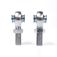 Rotule à rotule en acier chromoly robuste 1/2 1.25 3/4 pouce mâle, filetage gauche/droite, joint Heim avec écrou de blocage, précision P0, longue durée de vie
