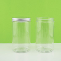 1000g Grande Taille Snacks Pot en Plastique PET Pot en Plastique Conteneur avec 89mm Taille de Col