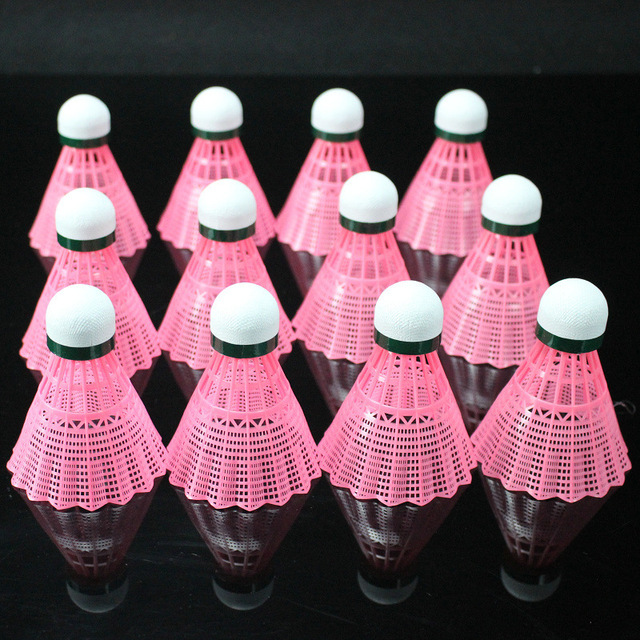 Badminton 12pcs Nylon Shuttlecock Promotion Durable Stable Professional Badminton Shuttlecock
