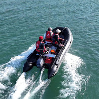 Nuevo Bote Inflable de Pesca Aisunss de PVC y Aluminio para Aventuras Acuáticas