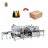 Ligne de production intégrée automatique numérique électrique pour la scellage, le déballage, l'emballage et la palettisation des cartons alimentaires et chimiques, avec contrôle PLC