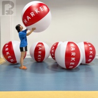Ballon de plage gonflable géant en PVC étanche, impression UV couleur personnalisée, sphère scellée à l'air pour la promotion d'événements musicaux et de bars