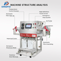 Scelleuse thermique pneumatique pour films/sacs : Machines de laminage à double bouteille avec scellage à opération unique