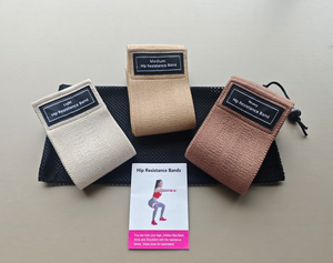 XLAN Fitness Yoga Fasce di Resistenza Antiscivolo in Tessuto e Lattice per Glutei, Elastici per Esercizi e Allenamento in Poliestere - Product Image 6
