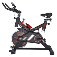 Vélo de spinning Zoshine avec contrôle, volant ultra silencieux, écran LCD, moniteur de fréquence cardiaque, cadre en acier pour l'exercice
