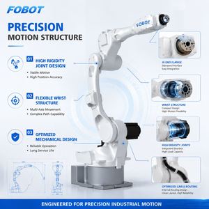 Bras robotique industriel FOBOT à 6 axes, capacité de 30 kg, portée de 1750 mm, système d'automatisation Mr30c-1750, vente directe d'usine - Product Image 2