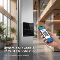 Lector de Códigos QR de Red TCP IP RJ45, HTTP, MQTT, Modbus, RFID, NFC, 13.56Mhz, Escáner de Códigos QR IC, Salida de Relé, Control de Acceso