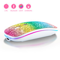 Mouse Nirkabel Bluetooth Isi Ulang, Ringan, Sederhana, Universal, Serbaguna untuk Kantor dan Gaming