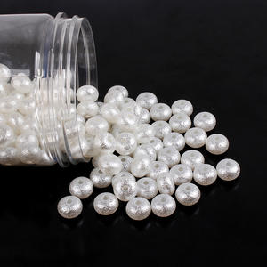 500g en vrac <span class=keywords><strong>8</strong></span>*13mm <span class=keywords><strong>coton</strong></span> givré <span class=keywords><strong>perle</strong></span> trou droit perles plates pour Bracelet boucles d'oreilles faisant dispersé à la main bricolage accessoires - Product Image 3