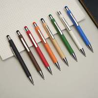 Bolígrafo de Papel de la Marca YF PEN, Bolígrafo de Gel Multicolor con Tinta Negra para Publicidad Promocional Empresarial, Logotipo Personalizable