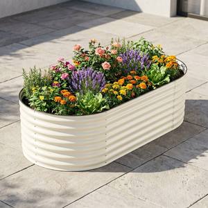 Bac de plantation surélevé en acier galvanisé pour jardin, <span class=keywords><strong>potager</strong></span> extérieur, fleurs et légumes, résistant à la rouille, vente en gros - Product Image 6